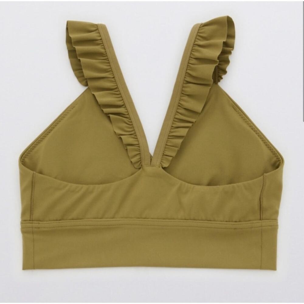 $40 OFFLINE By Aerie Real Me Xtra Ruffle Sports Bra S NWT - Picture 2 of 9